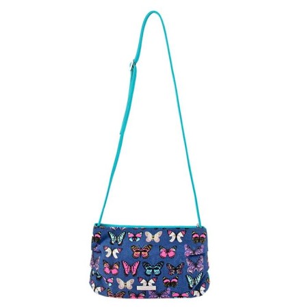 Bag Cross-Bodi claim, lightning department, blue-turquoise color 29x13x18.5cm