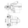 Bath mixer D&K Berlin Kunste DA1433213, single -leaf, chromium/orange