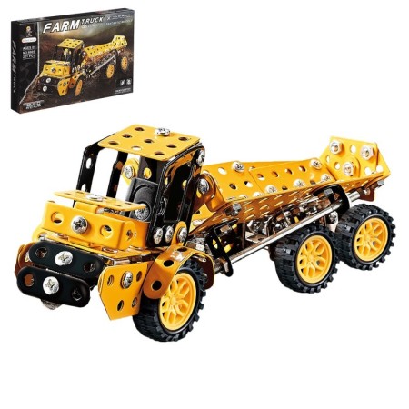 Metal designer "Farmer truck", 221 details