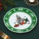 Ceramic plate "New Year's mood", 19 cm, white color
