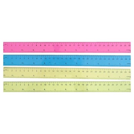 Plastic line Calligrata 30 cm, mix