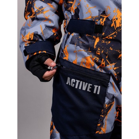 Overalls for a boy, height 134 cm-17