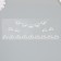 Sticker of rhinestone plastic "Color necklave" MIX 11.6x18 cm