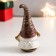 Polystone souvenir "Winter dwarf with golden heart" MIX 9x4.5x4 cm