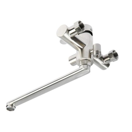 ACCOONA A71103 bath mixer, single -leaf, stainless steel, chrome-1
