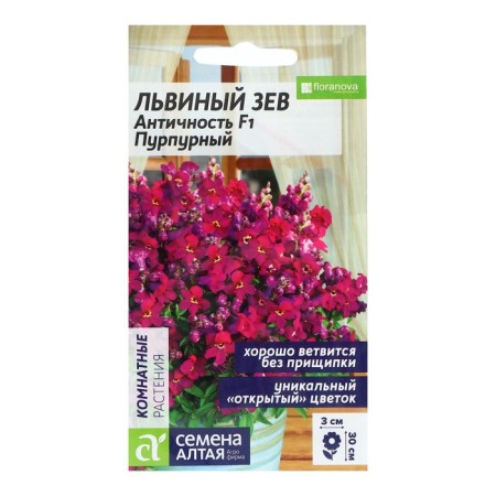 Flower seeds lion pharynx "Antiquity", purple, c/n, 7 pcs