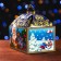 Gift box "Santa Claus and Snow Maiden" 18.5 x 12.5 x 19 cm