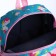 Baby backpack on lightning, 3 outer pockets, turquoise/pink color