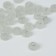 Acrylic bead phosphorus "English letters", 10 × 6 mm, set 10 g, color transparent-silver