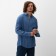 Men's shirt with long sleeve MIST R.52, blue
