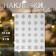 Nail stickers 10*8cm snowflakes silver with a lobby substrate QF