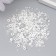 Glass beads 6/0-15/0 "Asshletes White" d = 1.5-4 mm, nr 10gr