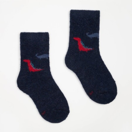 Nosk children's woolen "dinosaurs", color mix, size 16 (3-5 years)-5