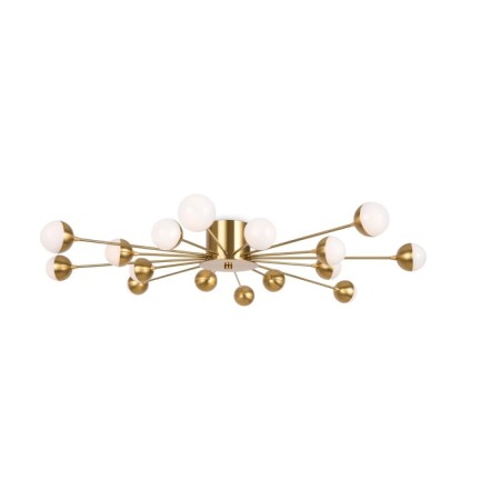 Freya FR5242CL-16BS Celebrity, 838x838x103 mm ceiling lamp, G4, 16x3W, brass color