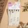 Tag with the "Hand Made" button, 8 × 1.8 cm, 10 pcs, matte color/silver color
