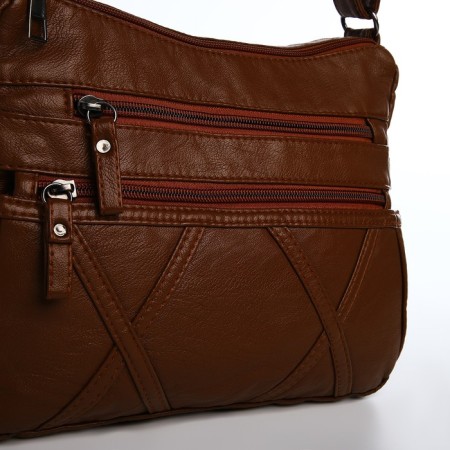 Love bag with lightning, brown color-3