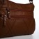 Love bag with lightning, brown color