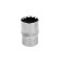 Thile head Stels 13665, under the square, 1/2 ", 19 mm, twelve -sided, chrome