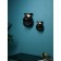 Set of stands for the little things "dog", polystone, 25 cm, black color