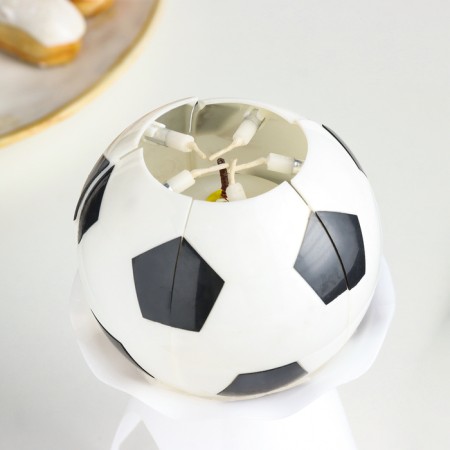 Candle for the cake musical "ball", white-black-2