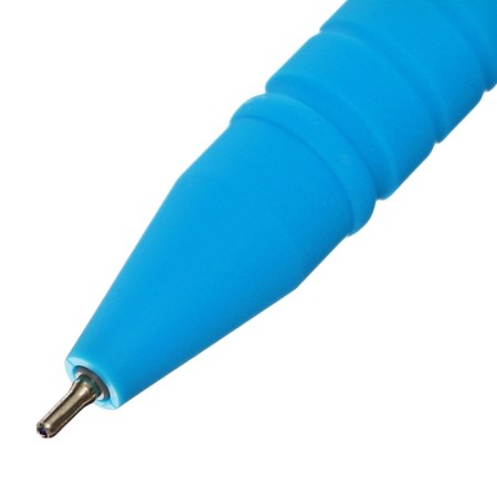 Ballic handle 0.7mm blue oil, Vinson Corps Softtach with a pattern (barcode on a piece) 1053442-3