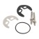Kitchen mixer "TsS-SM" EP401149, single-leaf, on a hairpin, flexible surge, chrome