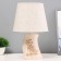 E14 40W Beige 20x20x32cm table lamp "Owl"