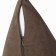 Decorative pillowcase "Tina", size 45x45 cm, brown color