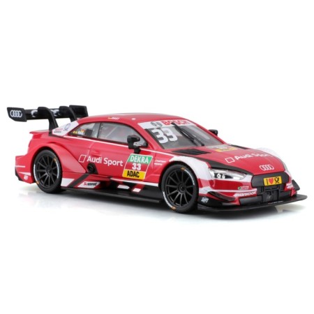 Racing machine BBURAGO AUDI SPORT RS 5 DTM 2018, DIE-CAST, 1:32, Red color-1