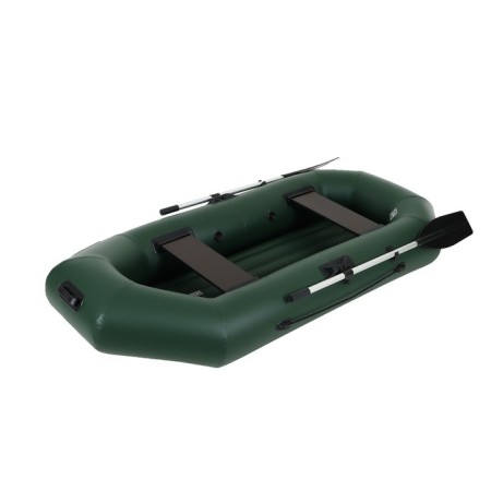 Yugana S 240 ND boat, inflatable bottom, olive color-4