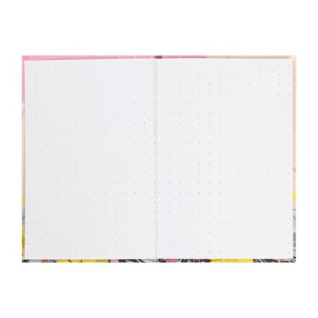 Notebook A6, 64 sheets to the point "Spring", solid cover, matte lamination, glitter, block 65g/m2-5