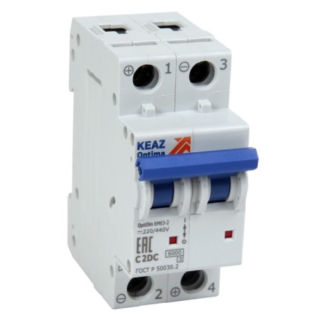 Circuit breaker automatic KEAZ 261238 2P, 2A,