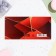 Money envelope "Happy Anniversary!" Red color, 16x8 cm