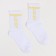 Children's socks, white color/Lucky, size 20