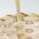 A set of wicker baskets, D16x10/31 cm, d19x11x33 cm, d21x12x35 cm, 3 pcs, yellow, bamboo