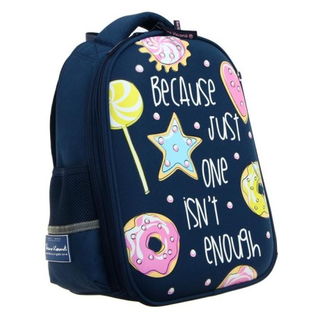 Frame backpack 38 x 30 x 20 cm + pencil case, Bruno visconti "Sweet mood"-1