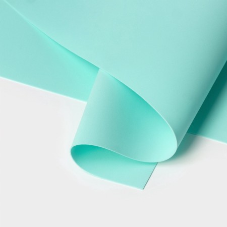 Foamiran Iranian, 60 × 70 cm, thickness 0.8-1 mm, aquamarine/161-2