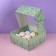 Self -charged box, with a window, "for you" 19 x 19 x 9 cm