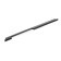 Cappio bracket handle, aluminum, m/o 448 mm, black color with gray insert