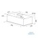 Maunfeld Crossby Flat 52 hood, built -in 3 speeds, 1050 m3/h, silver