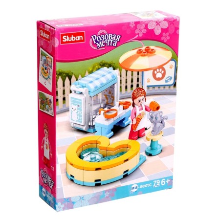 Constructor Pink Dream "Fit hairdresser", 79 details