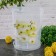 Pot for orchids with a pallet, 1.2 l, color mix