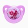 Dummy orthodontist., With a cap and a holder, from 0 months, the color of a violet / roses