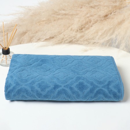 Trick Tracery towel Blue, 50x80, 460g/m HL100%