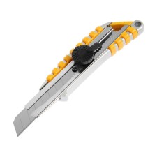A universal tundra knife, a rubberized metal case, a screw lock, 18 mm