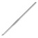A hook with a guide area, aluminum, 4.5 mm/14 cm