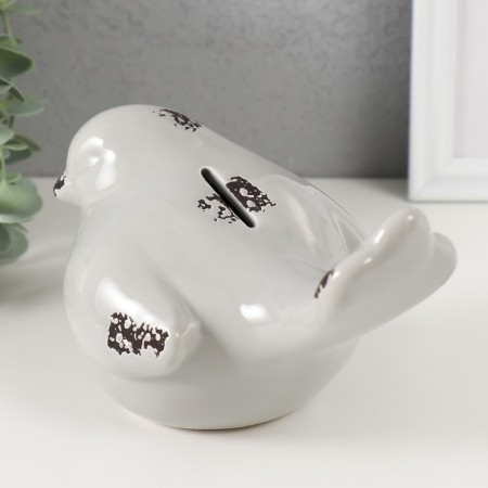 Pigger Ceramics "Gray Sparrows" 18.8 11.9x13 cm-3