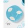 Tea couple 220 ml "cloud" manual painting, saucer 16*1.5 mug 12*9.5*7.5