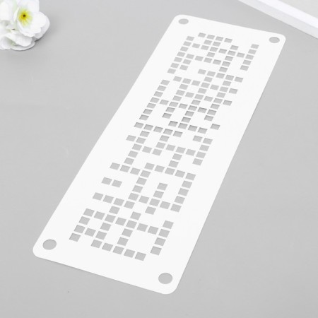 Mosaic stencil-border 11x32 cm-1