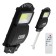 Console lamp era on a sunny battery with a motion sensor of theip65, 20W, 450lm, 5000k, black